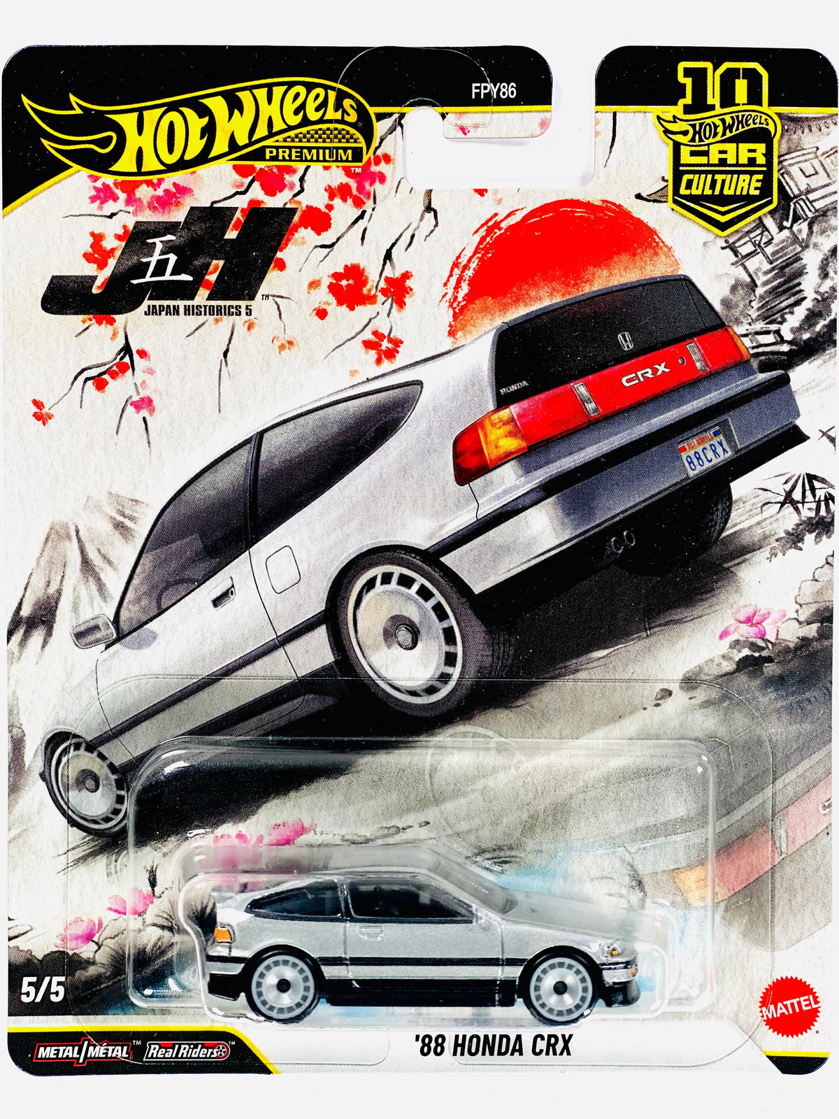 Hot Wheels 2026 Japan Historics 5 '88 Honda CRX
