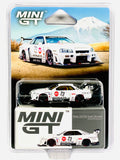 Mini GT Mijo Exclusive Nissan LB-ER34 Super Silhouette ATHLETE/COLLET White #1059