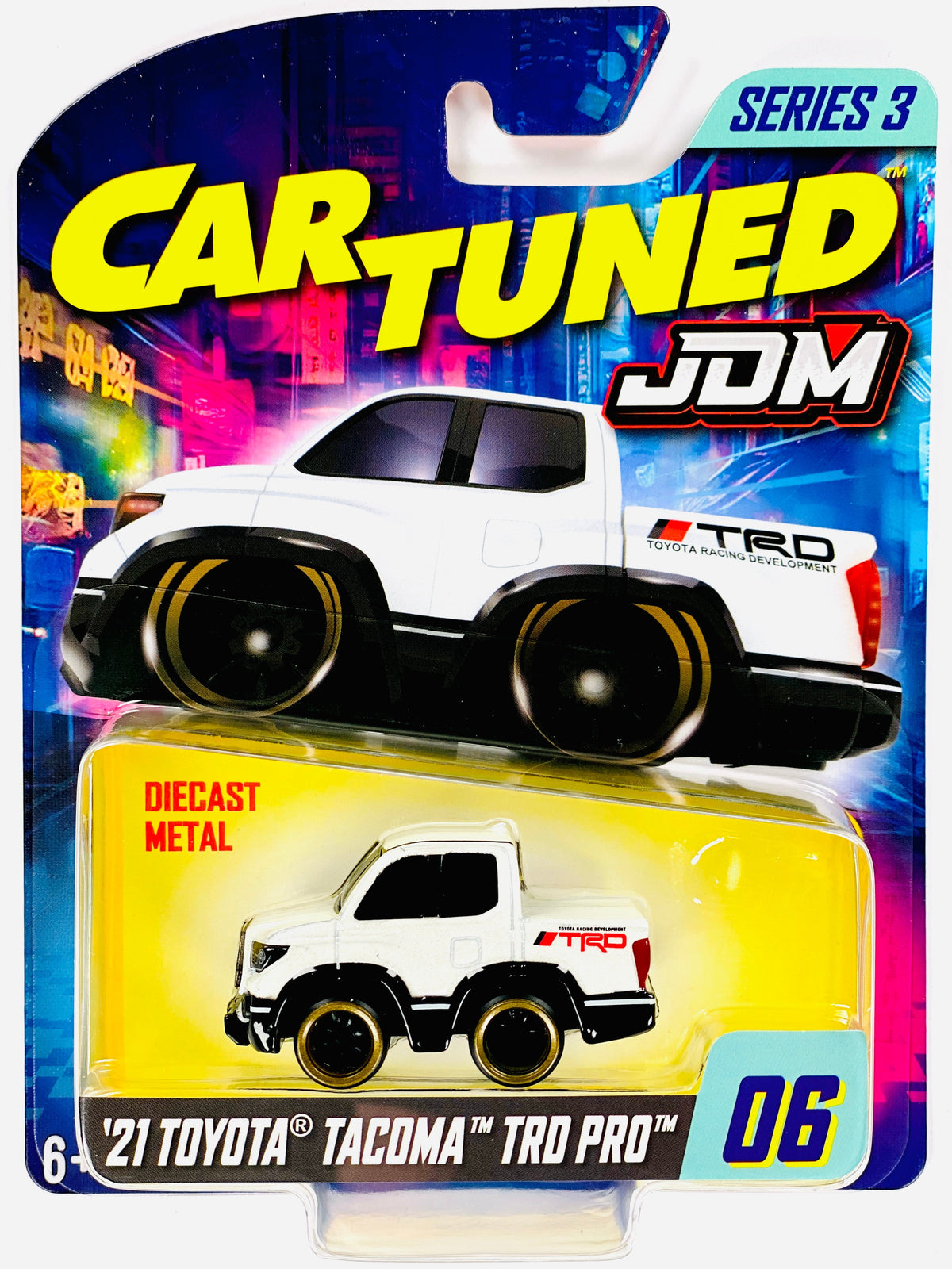 CarTuned  Series 3 JDM Tuners '21 Toyota Tacoma TRD PRO #06 - Damaged Card/Blister