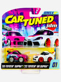 CarTuned Mijo Exclusive 2-Pack Series 6 Sick Supras 1993 Toyota Supra & 2022 Toyota GR Supra