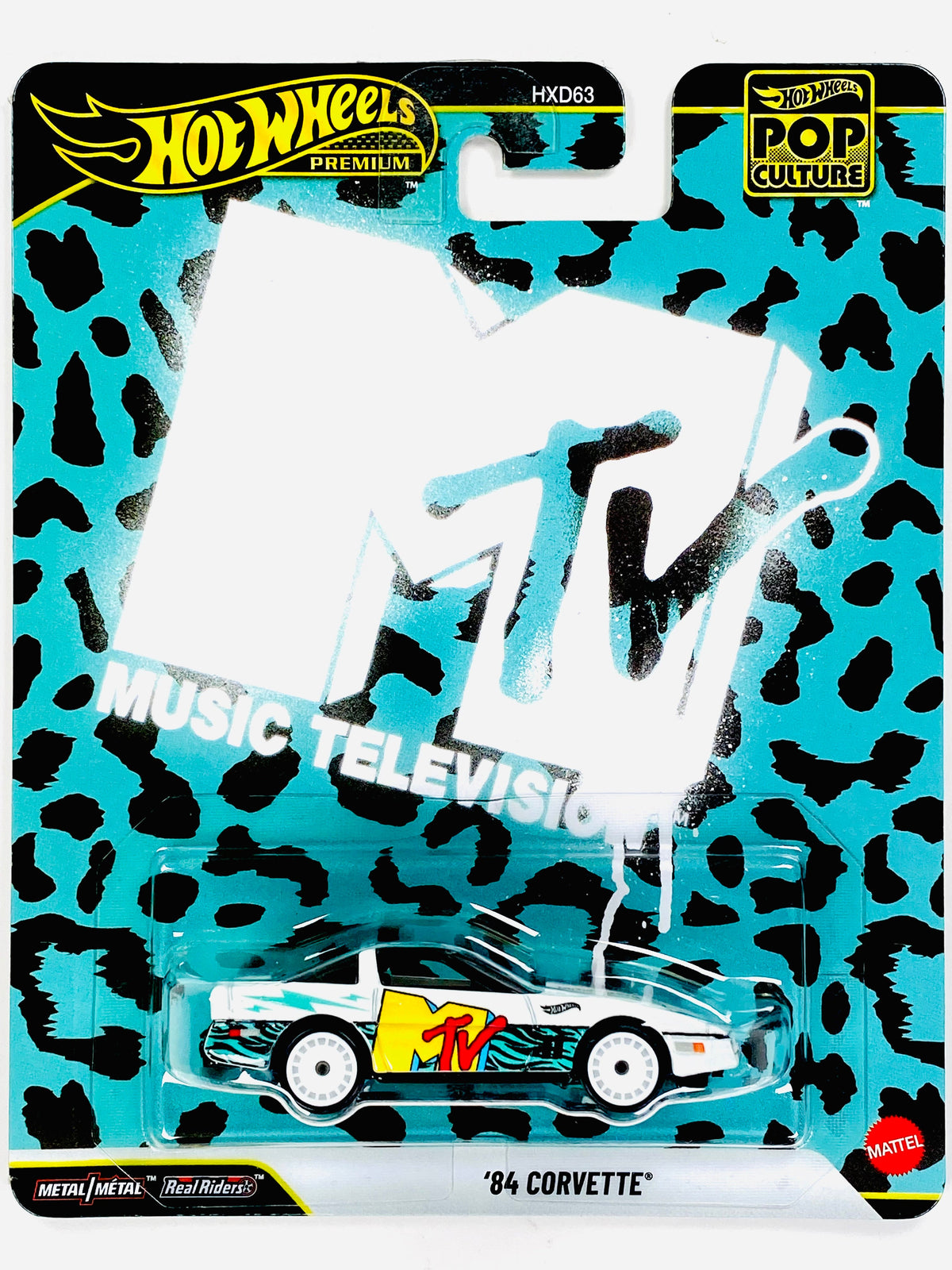 Hot Wheels 2026 Pop Culture Case P MTV ’84 Corvette - Damaged Card