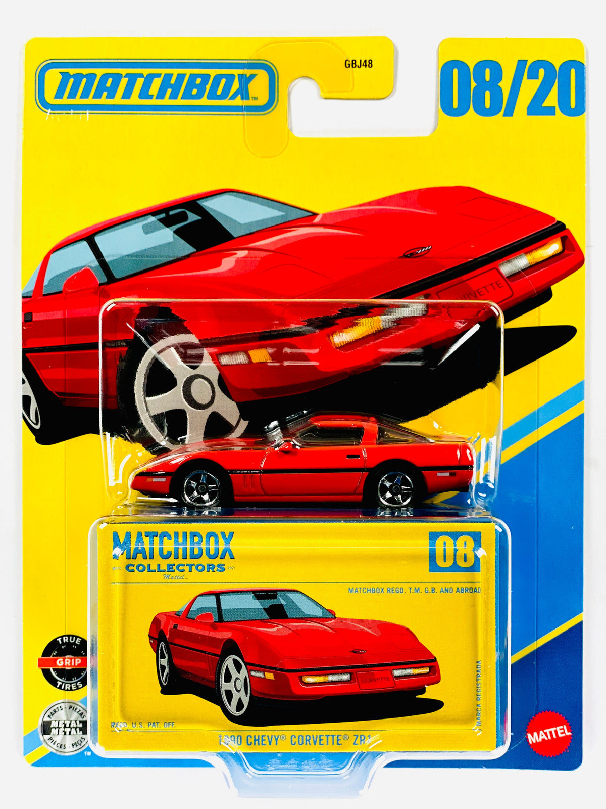 Matchbox 2026 Collectors Series Case F 1990 Chevy Corvette ZR1 - Damaged Card