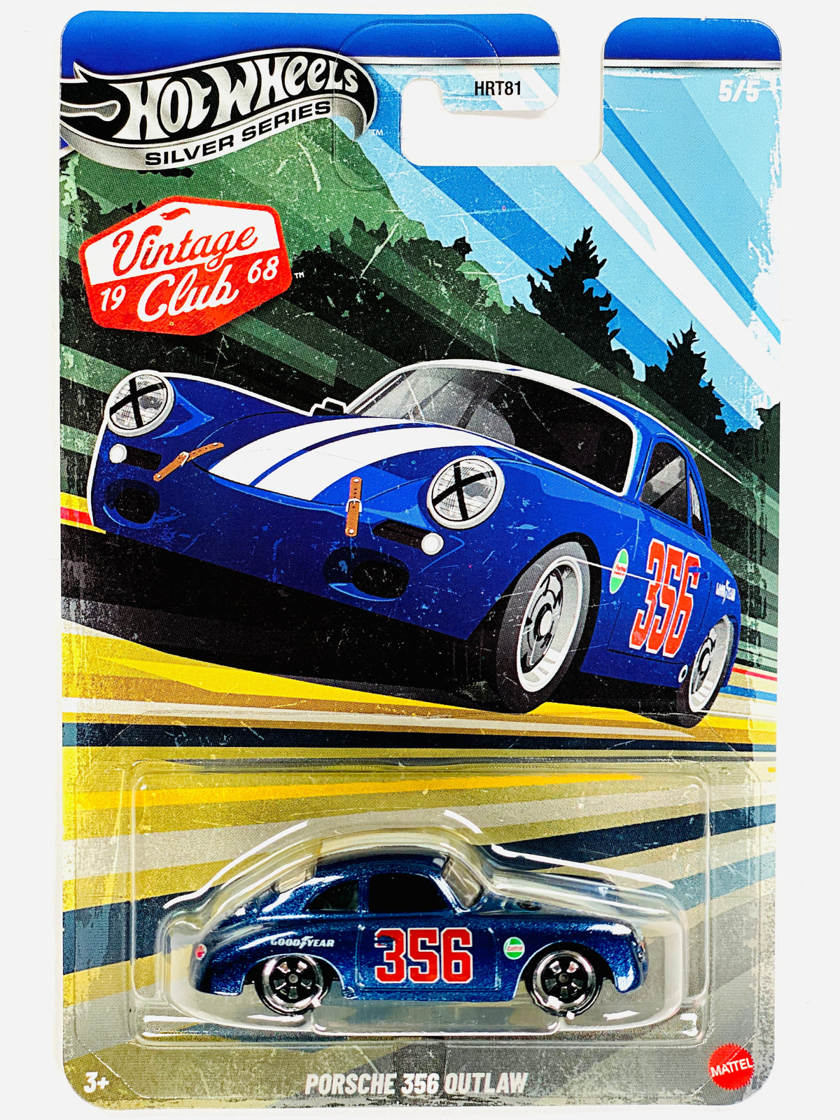 Hot Wheels 2026 Vintage Racing Club Grand Prix Porsche 356 Outlaw - Damaged Card