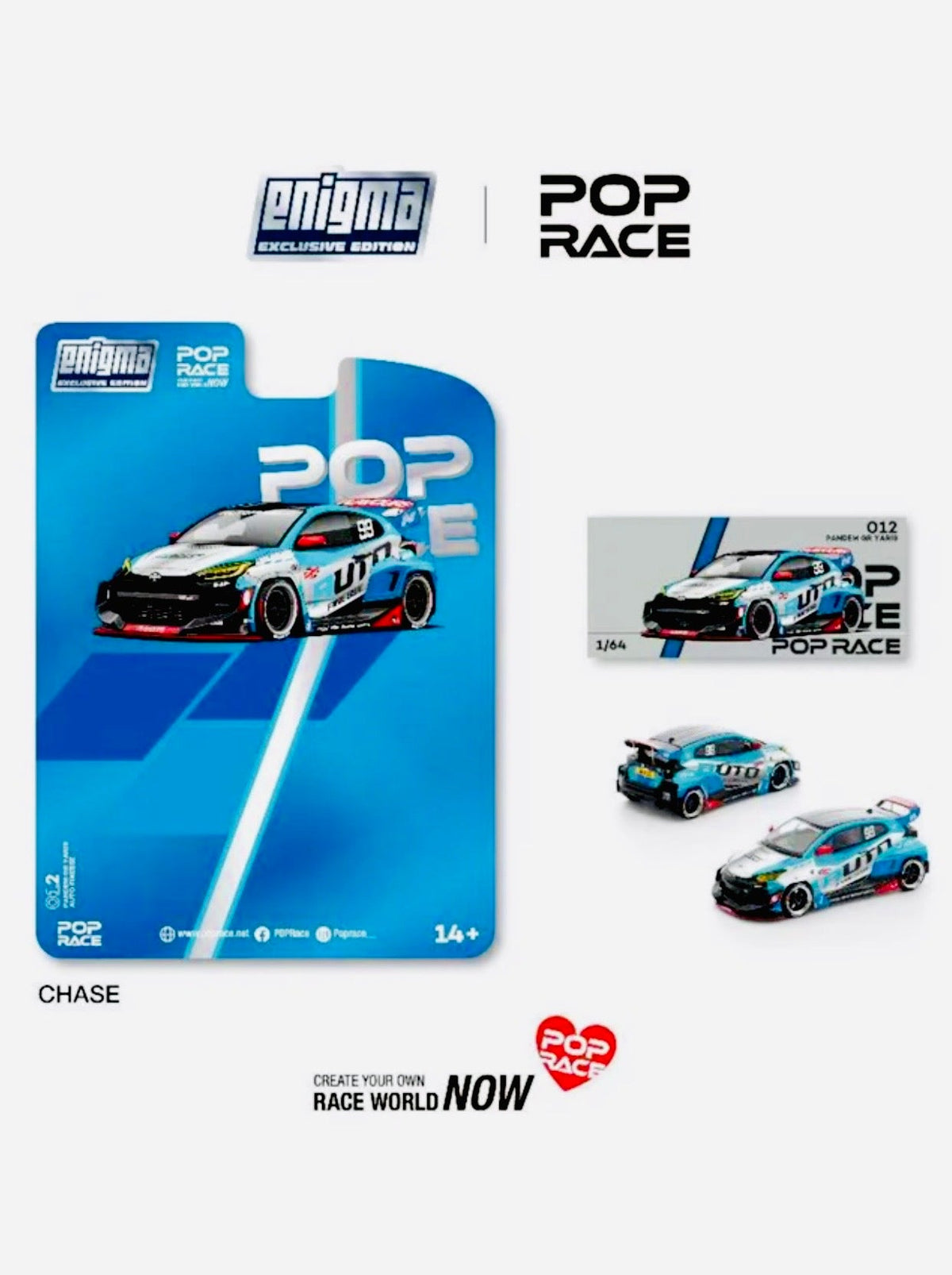 Pop Race Enigma Exclusive Pandem Toyota GR Yaris Auto Finesse #012 Chase
