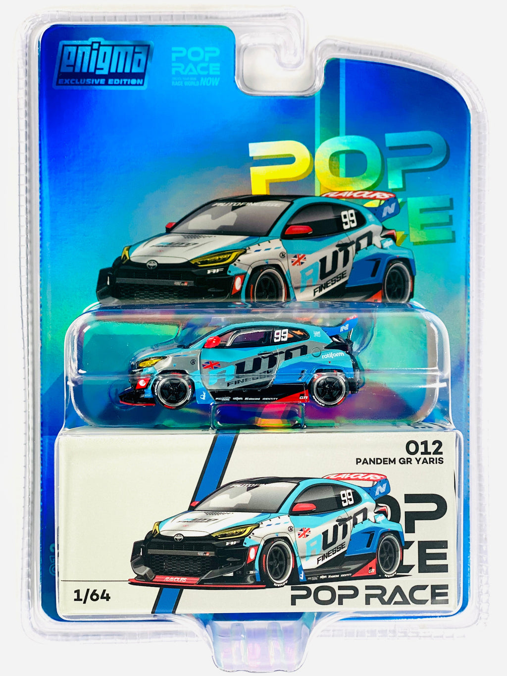 Pop Race Enigma Exclusive Pandem Toyota GR Yaris Auto Finesse #012 Chase