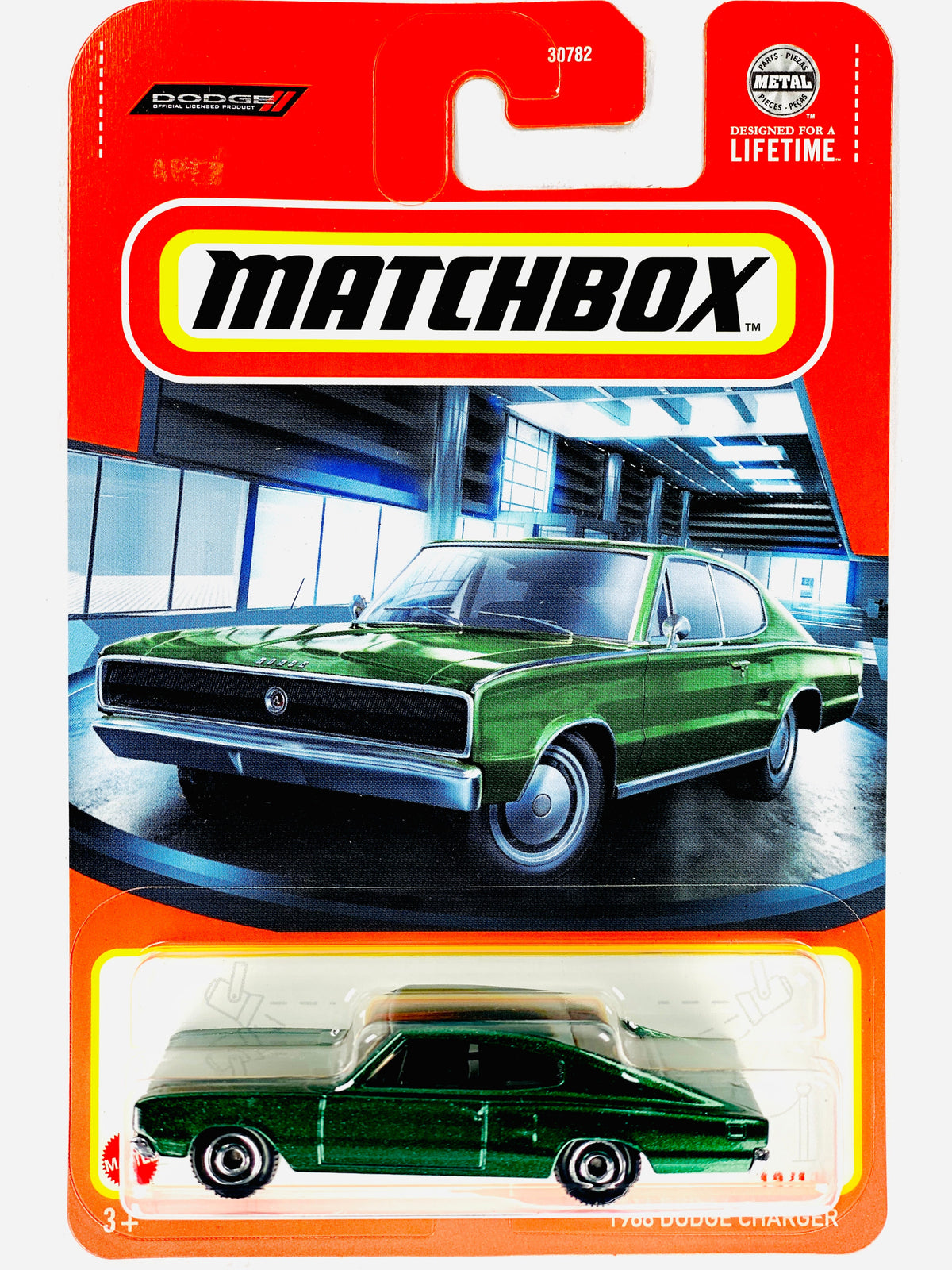 Matchbox 2024 Basic Case B 1966 Dodge Charger - Damaged Card