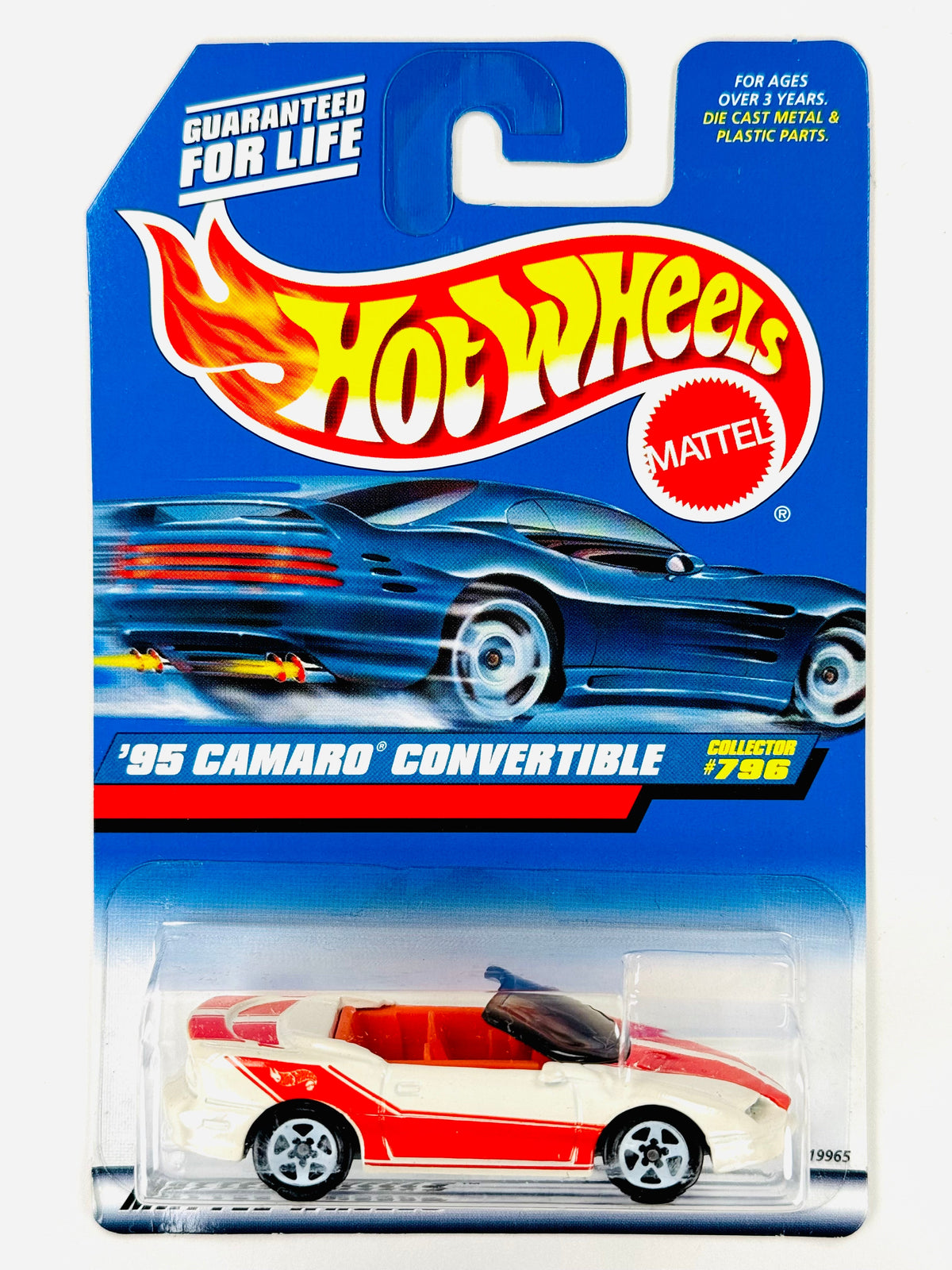 Hot Wheels 1998 Collectors '95 Camaro Convertible - Damaged Card