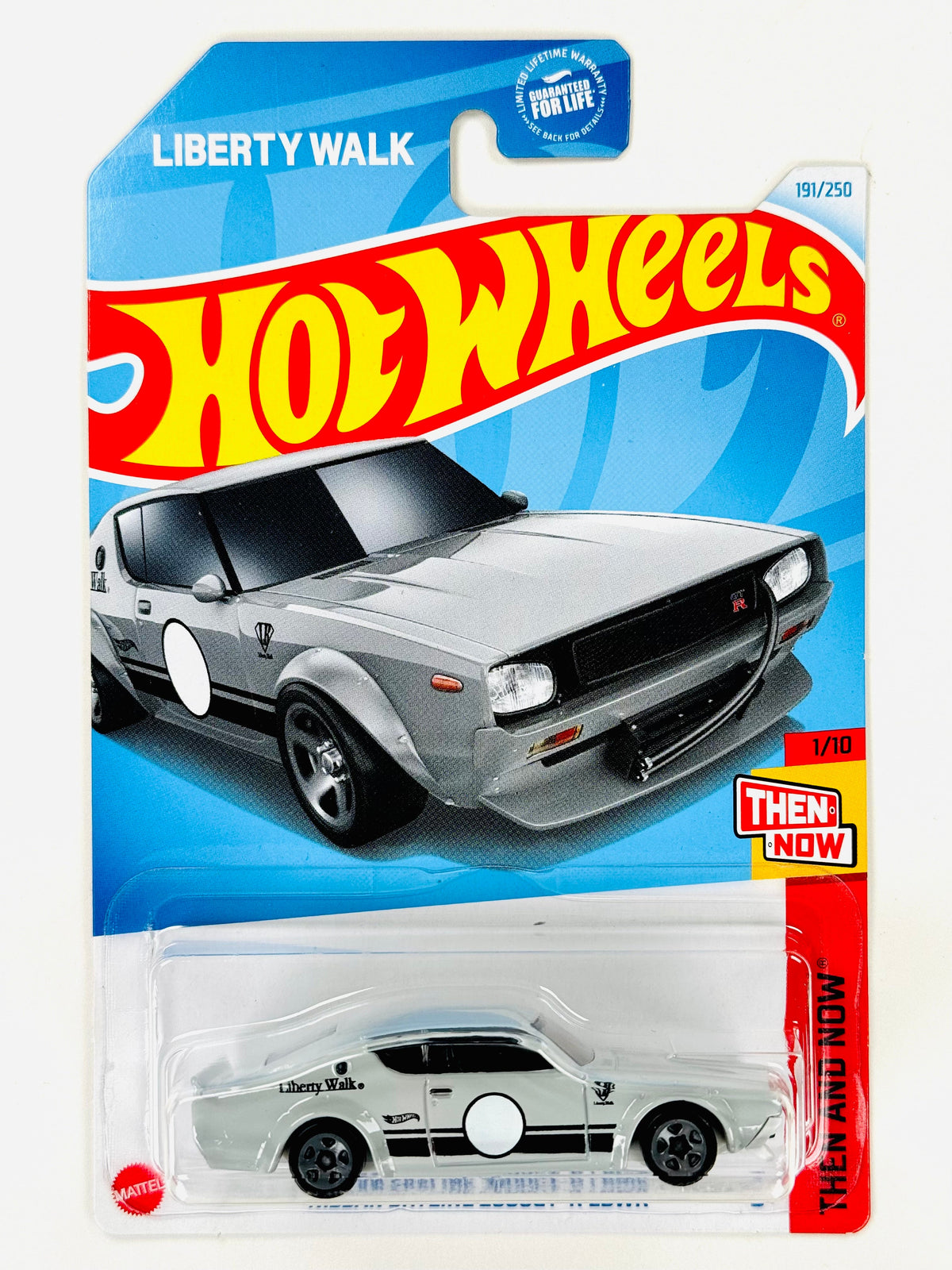 Hot Wheels Then and Now Nissan Skyline 2000GT-R LBWK (191/250) - Damaged Card
