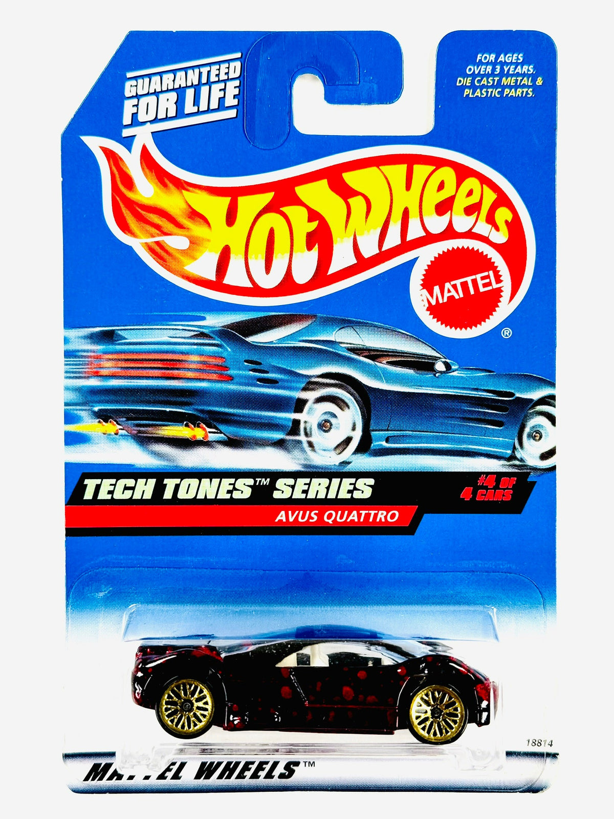 Hot Wheels Tech Tones Series Avus Quattro - Damaged Card
