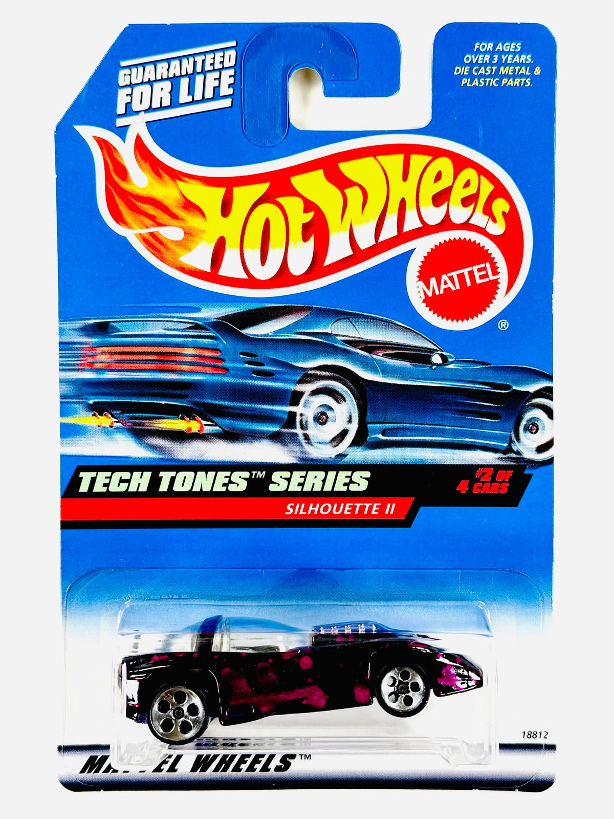 Hot Wheels Tech Tones Series Silhouette II - Damaged Card