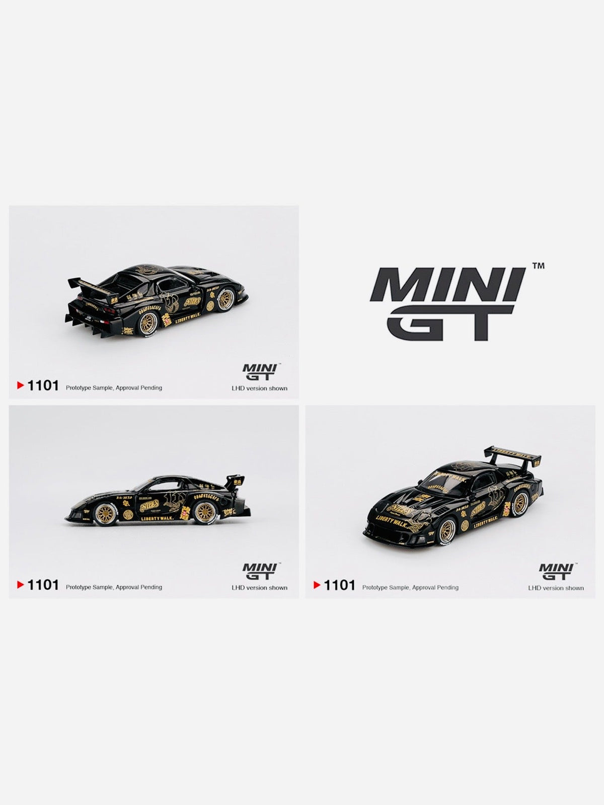 Mini GT Mijo Exclusive MAZDA RX-7 LB-Super Silhouette FD-NILES Black #1101