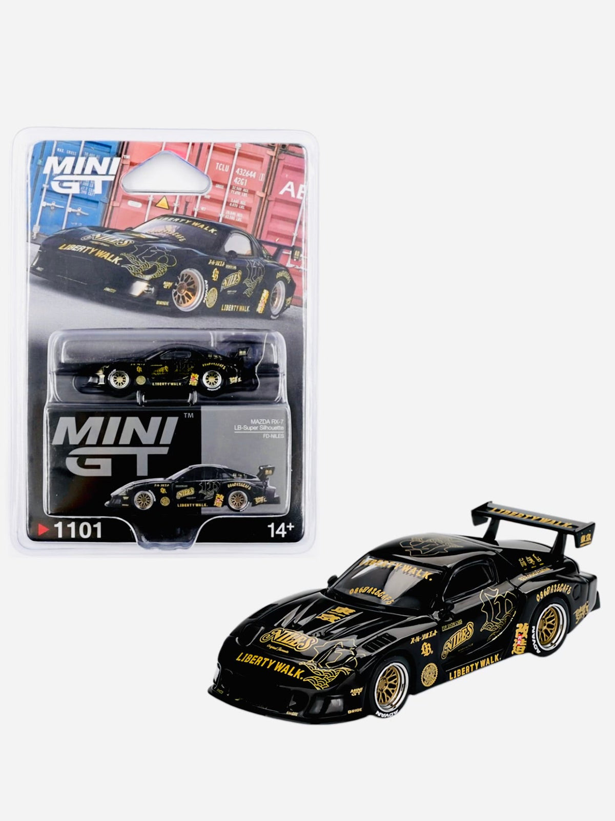 Mini GT Mijo Exclusive MAZDA RX-7 LB-Super Silhouette FD-NILES Black #1101