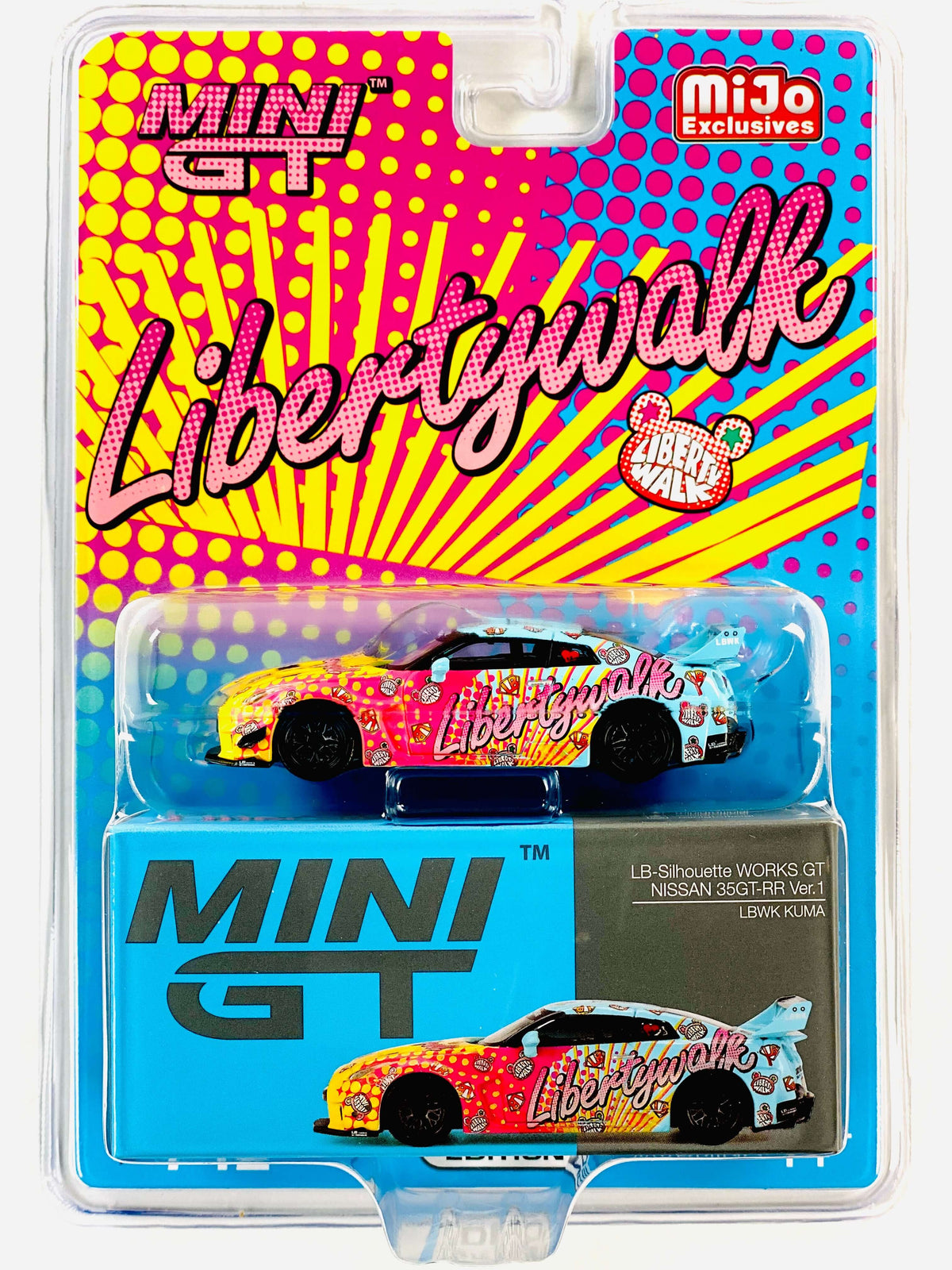 Mini GT Mijo Exclusive LB-Silhouette Works GT Nissan 35GT-RR Ver.1 LBWK KUMA #742
