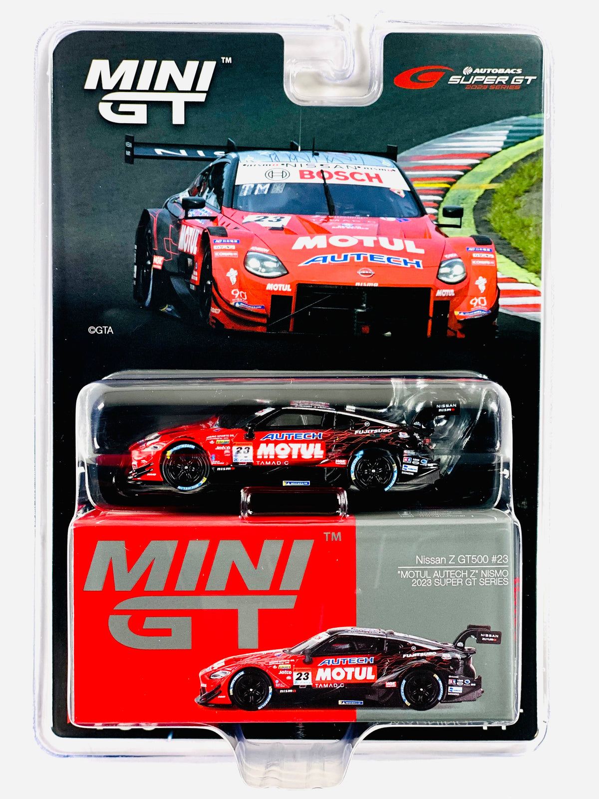 Mini GT Mijo Exclusive Japan Exclusive Super GT Series Nissan Z GT500 #23 “MOTUL AUTECH Z” NISMO 2023 #756