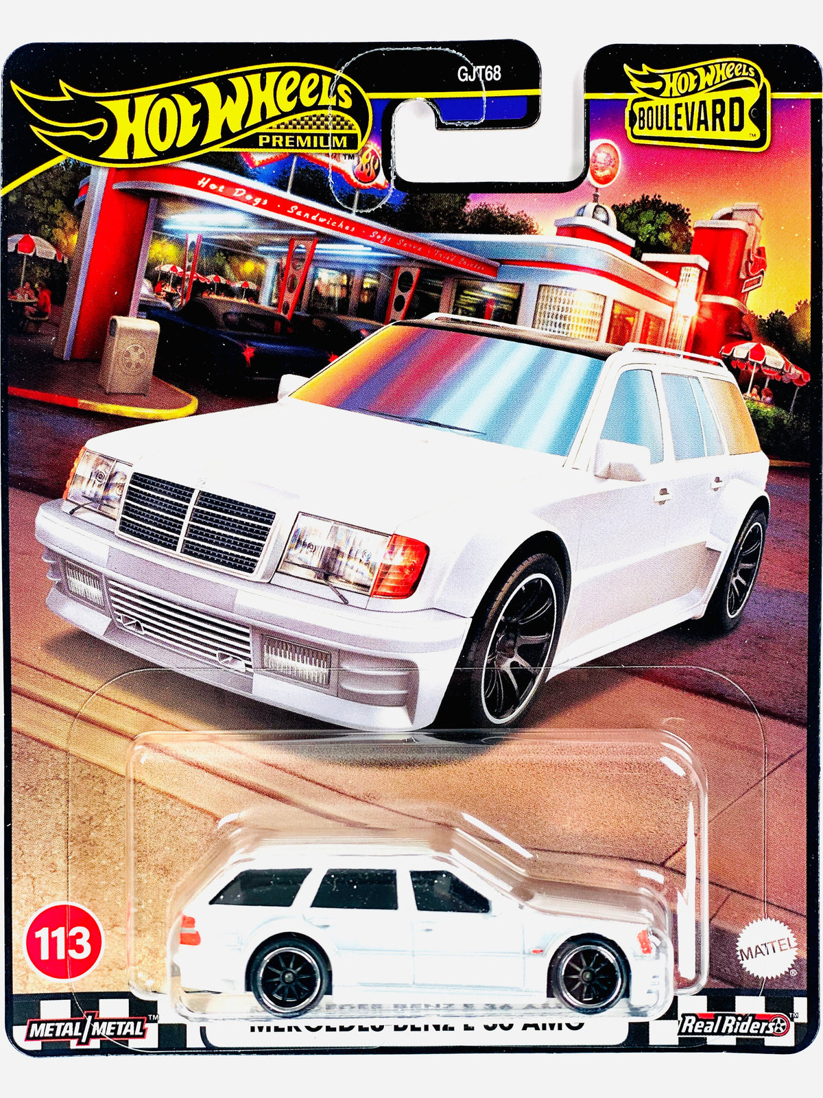 Hot Wheels 2024 Boulevard Mercedes-Benz E 36 AMG #113 - Damaged Card