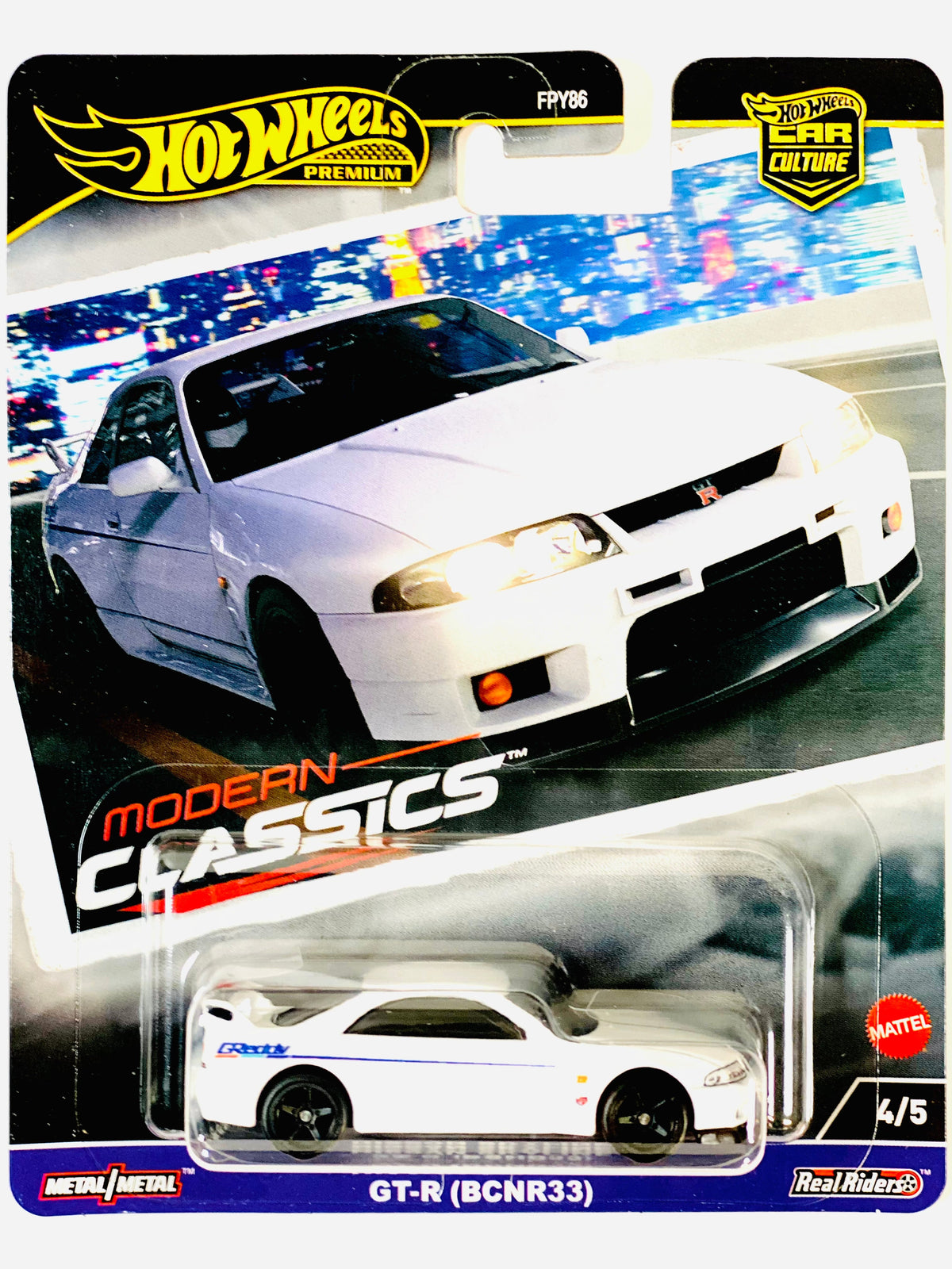 Hot Wheels 2024 Modern Classics Nissan Skyline GT-R (BCNR33) - Damaged Card