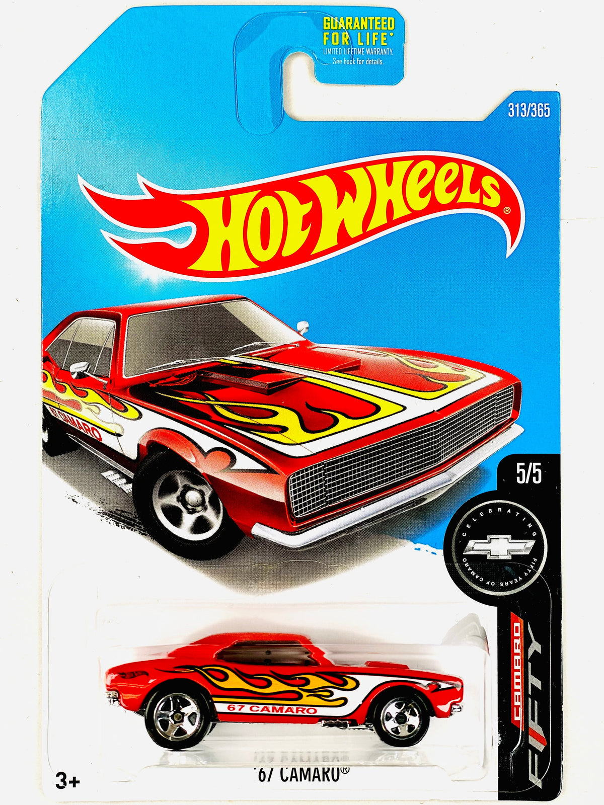 Hot Wheels 2015 50 Years of Camaro '67 Camaro - Damaged Card