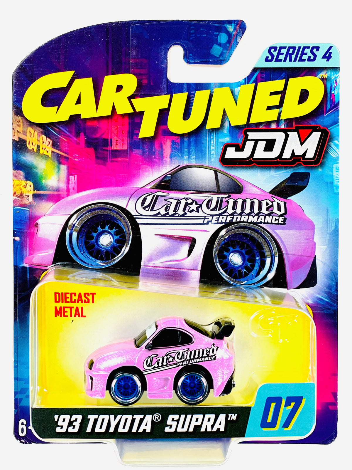 CarTuned Series 4 JDM Tuners 1993 Toyota Supra A90 #07 - Damaged Card