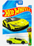 Hot Wheels Exoticars '16 Lamborghini Centernario Roadster Lime Green (2/250) - Damaged Card