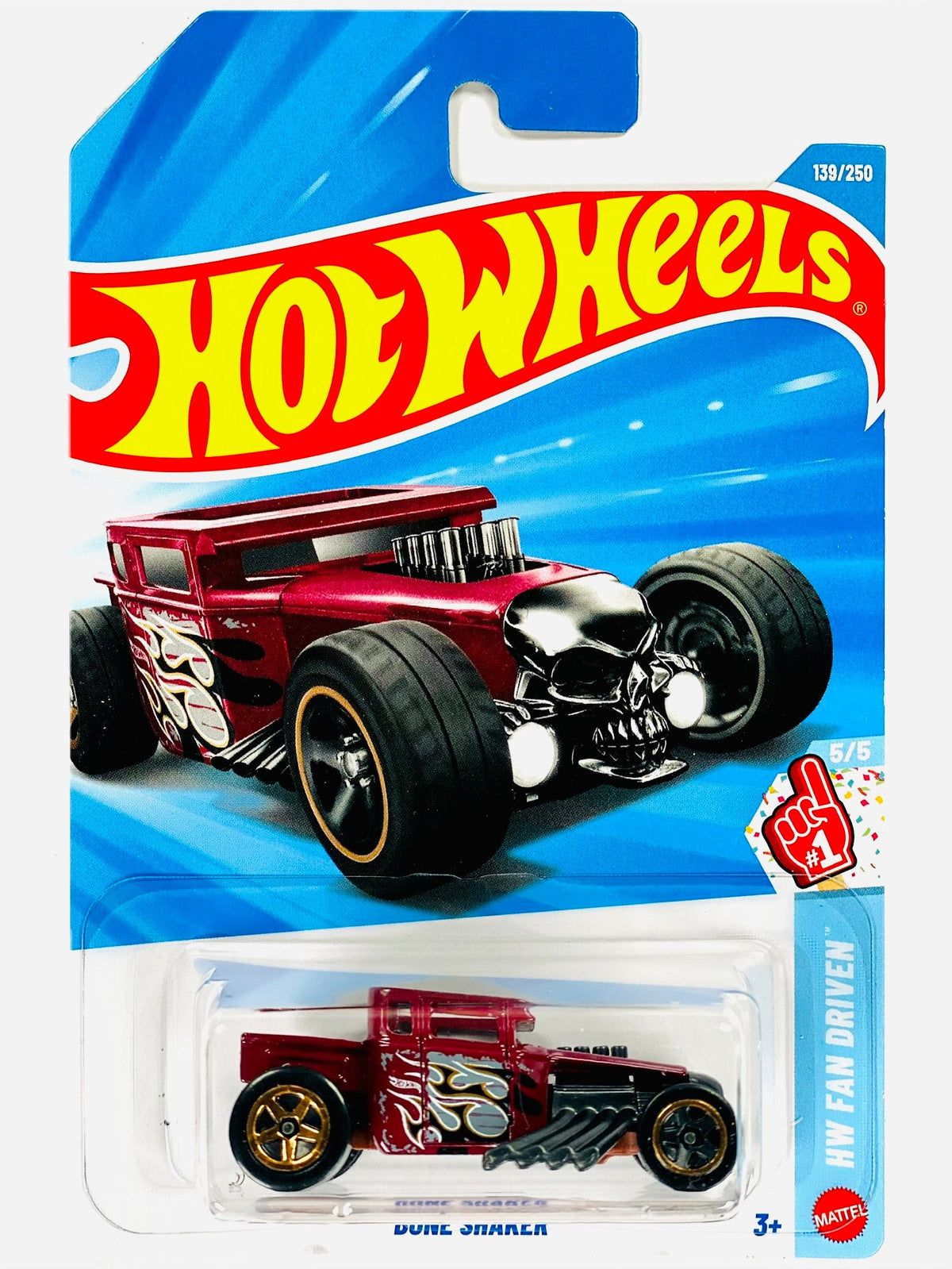 Hot Wheels HW Fan Driven Bone Shaker (139/250) - Damaged Card
