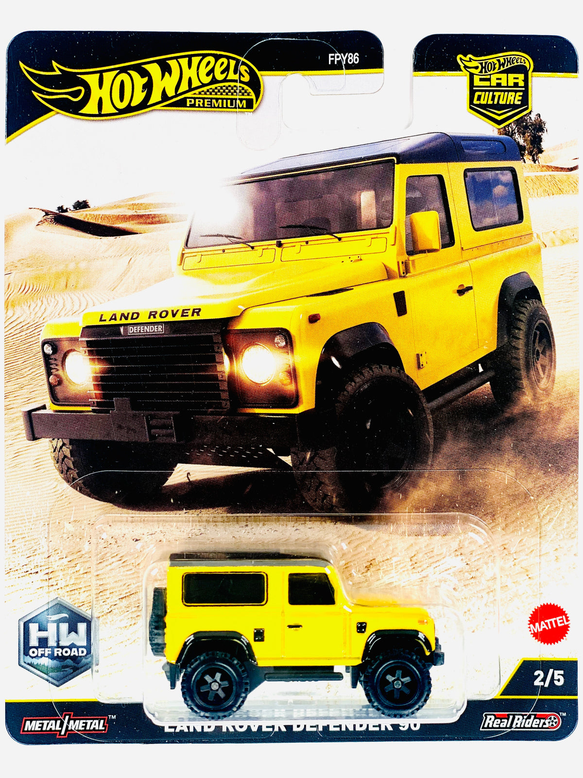 Hot Wheels 2025 Car Culture Off-Road Land Rover Defender 90