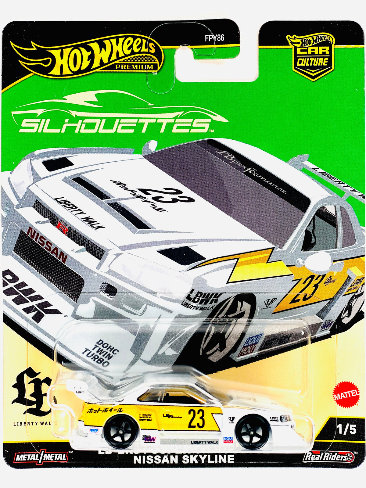 Hot Wheels 2025 Car Culture Silhouettes LB-ER34 Super Silhouette Nissan Skyline