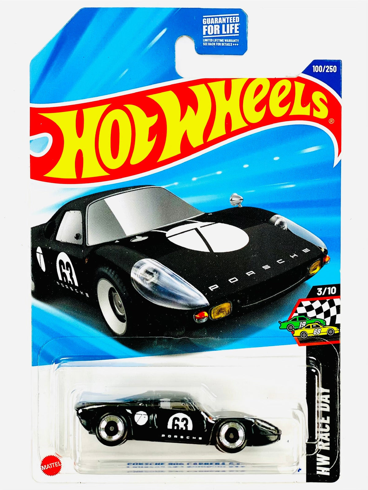 Hot Wheels HW Race Day Porsche 904 Carrera GTS (100/250) - Damaged Card
