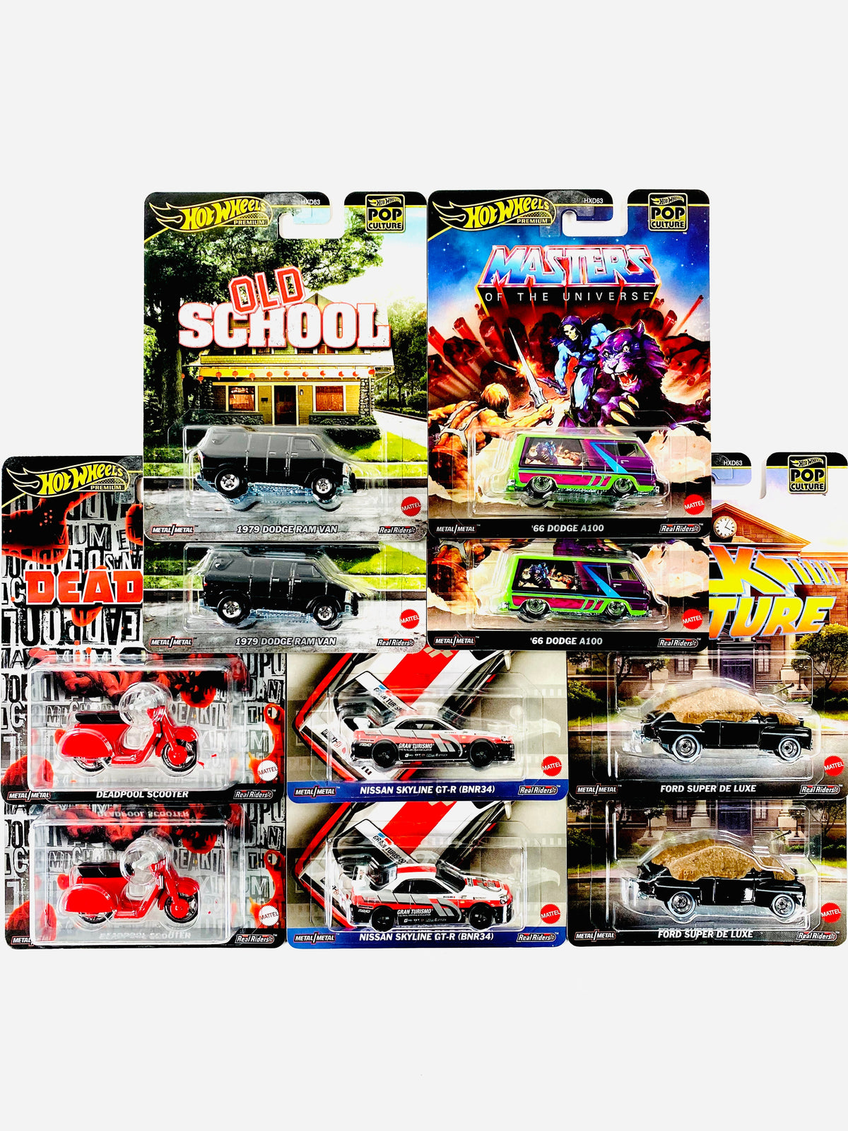 Hot Wheels 2025 Pop Culture Factory Sealed Case J (10 Cars)