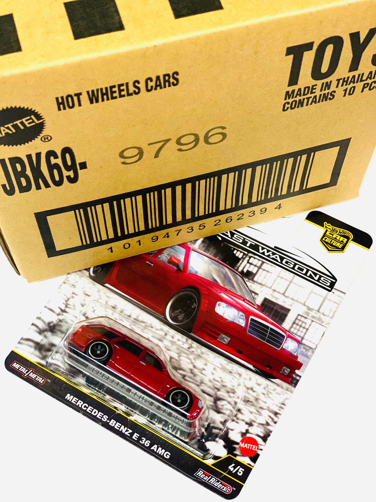 Hot Wheels 2025 Car Culture Mercedes-Benz E 36 AMG Factory Sealed Solid Pack (10 Cars)