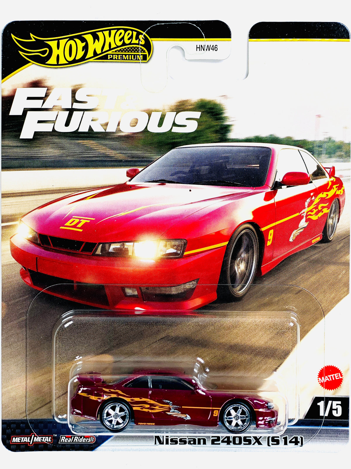 Hot Wheels 2025 Fast & Furious Case L Nissan 240SX (S14) - Damaged Card