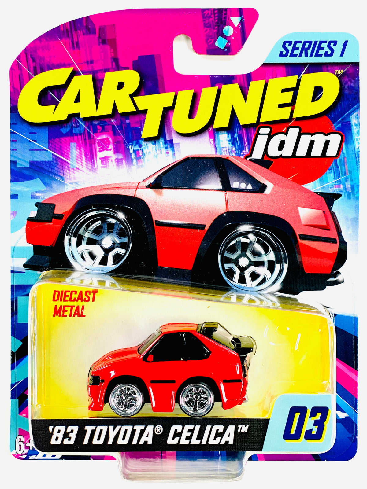 CarTuned  Series 1 JDM Tuners 1983 Toyota Celica Supra #03 - Damaged Card/Blister