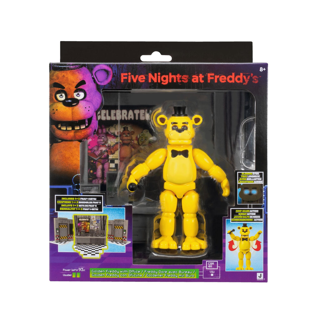 Five Nights at Freddy’s Golden Freddy Office Set - 5-Inch Articulated Figure