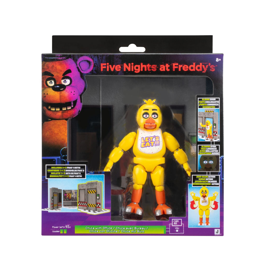 Five Nights at Freddy’s Classic Chica Office Set - 5-Inch Articulated Figure
