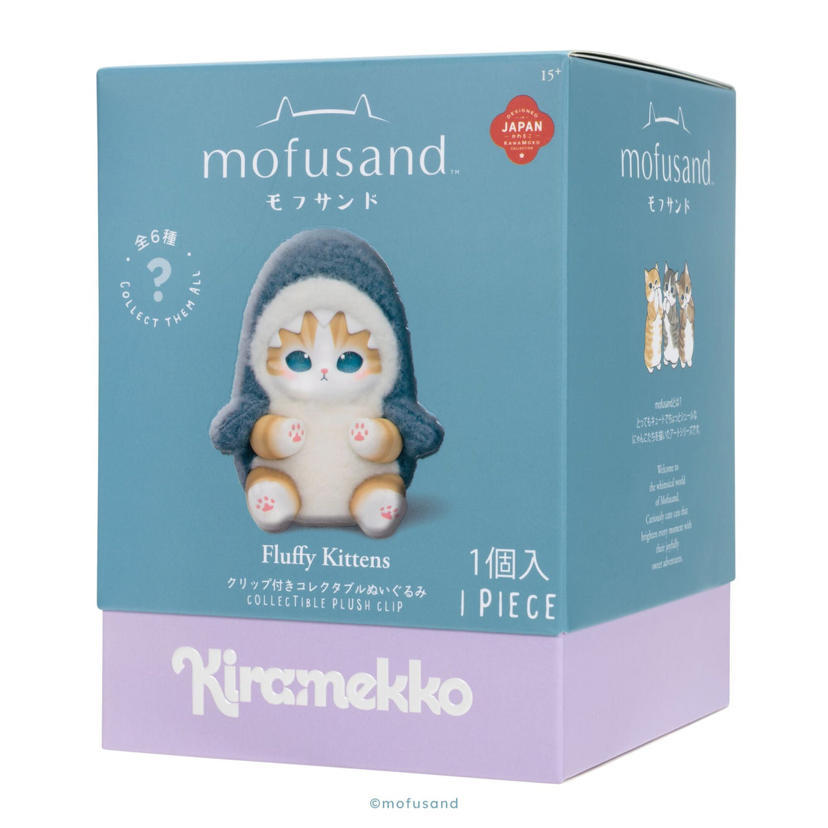 Mofusand 6-Inch Kiramekko Roto Plush Clips Blind Box