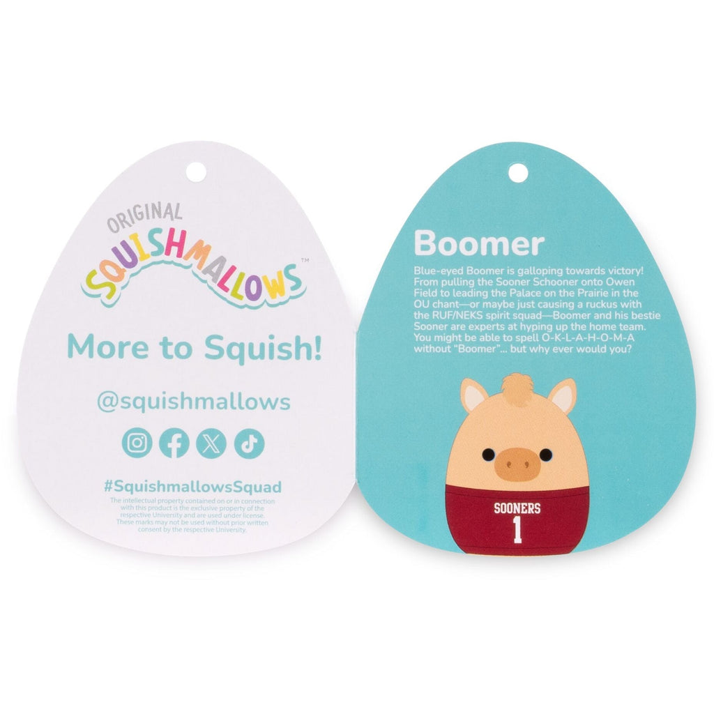 University of Oklahoma 3.5-Inch Boomer Plush Clip