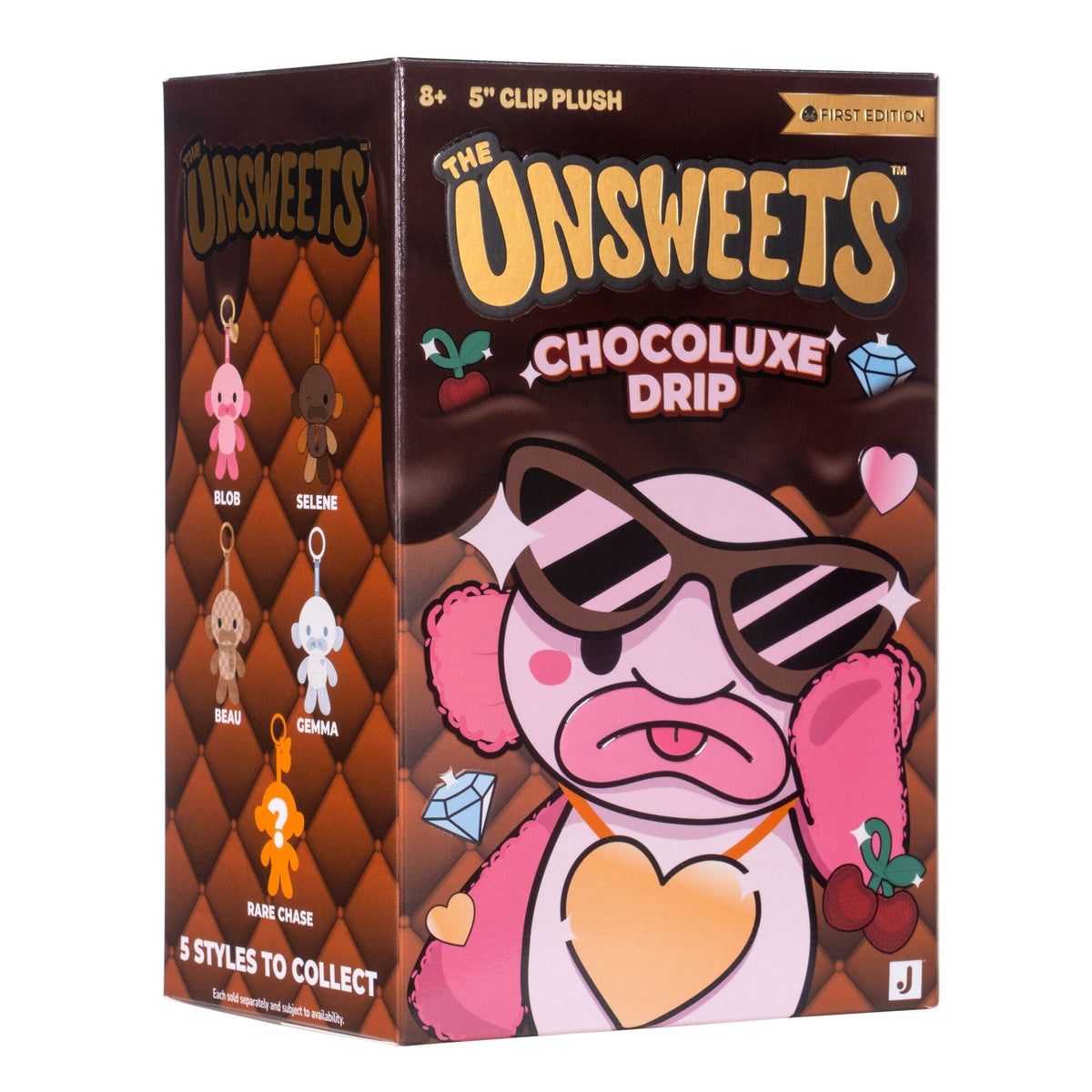 Unsweets 5-Inch Chocoluxe Drip Plush Keychain Blind Box