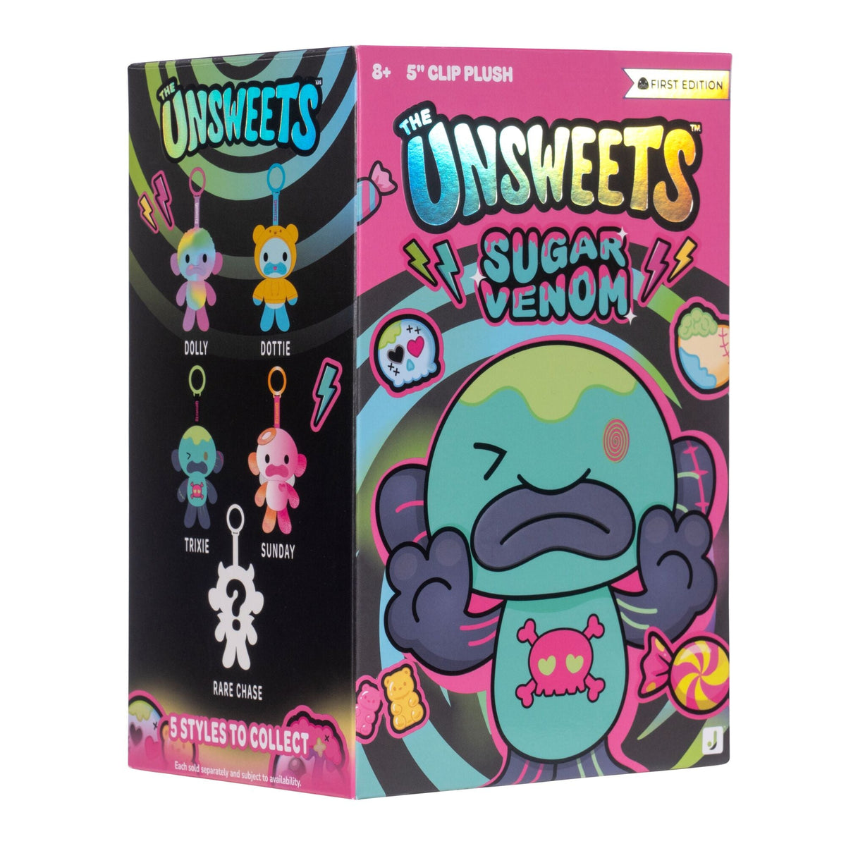 Unsweets 5-Inch Sugar Venom Plush Keychain Blind Box
