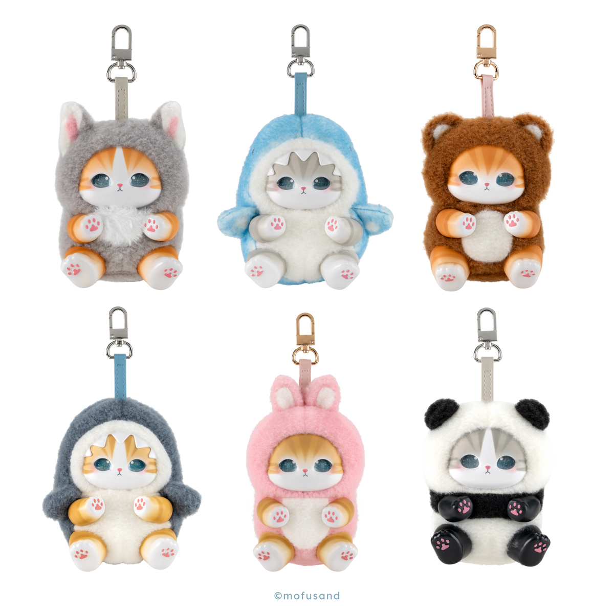 Mofusand 6-Inch Kiramekko Roto Plush Clips Blind Box