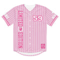 Barbie Pink Striped Baseball Jersey